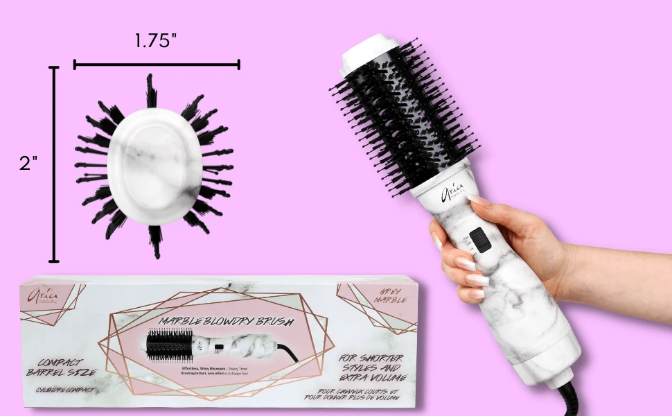 ARIA BEAUTY - Brosse Chauffante Rose Marble – Image 2