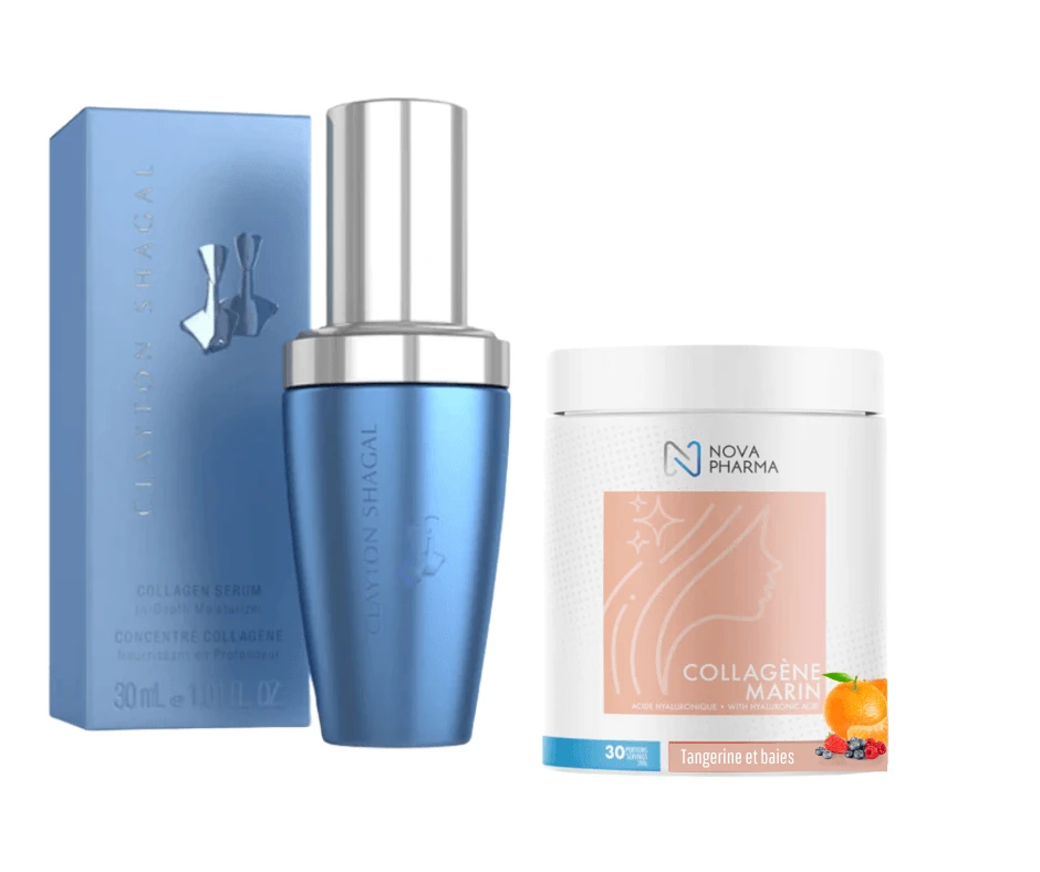 NOVA PHARMA - Duo Collagène Marin Et Sérum Collagène De Clayton Shagal – Image 5