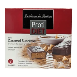 PROTIDIET - Barres Protéinées Caramel Suprême