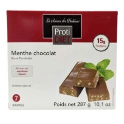 PROTIDIET - Barres Protéinées Menthe Chocolat