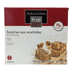 PROTIDIET - Barres Protéinées Surprise Aux Arachides