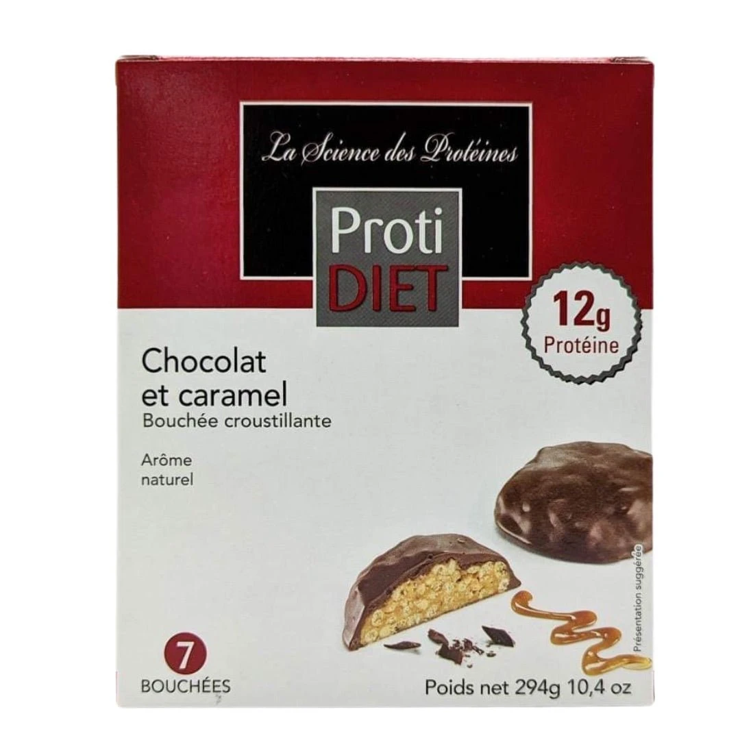 PROTIDIET - Bouchées Croustillantes Protéinées Au Chocolat Et Caramel