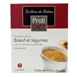PROTIDIET - Mélange Pour Soupe Protéinée Au Bœuf Et Légumes