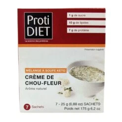 PROTIDIET - Soupe Protéinée Keto Crème De Chou-fleur