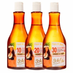 SOLEIL DES ÎLES - Huile Sèche FPS 10 / 20 / 30 Au MonoÏ De Tahiti