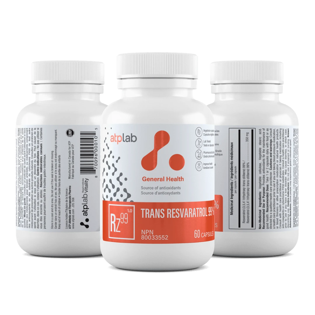 ATP LAB - Source D'antioxydants Trans Resveratrol (RZ99%) – Image 2