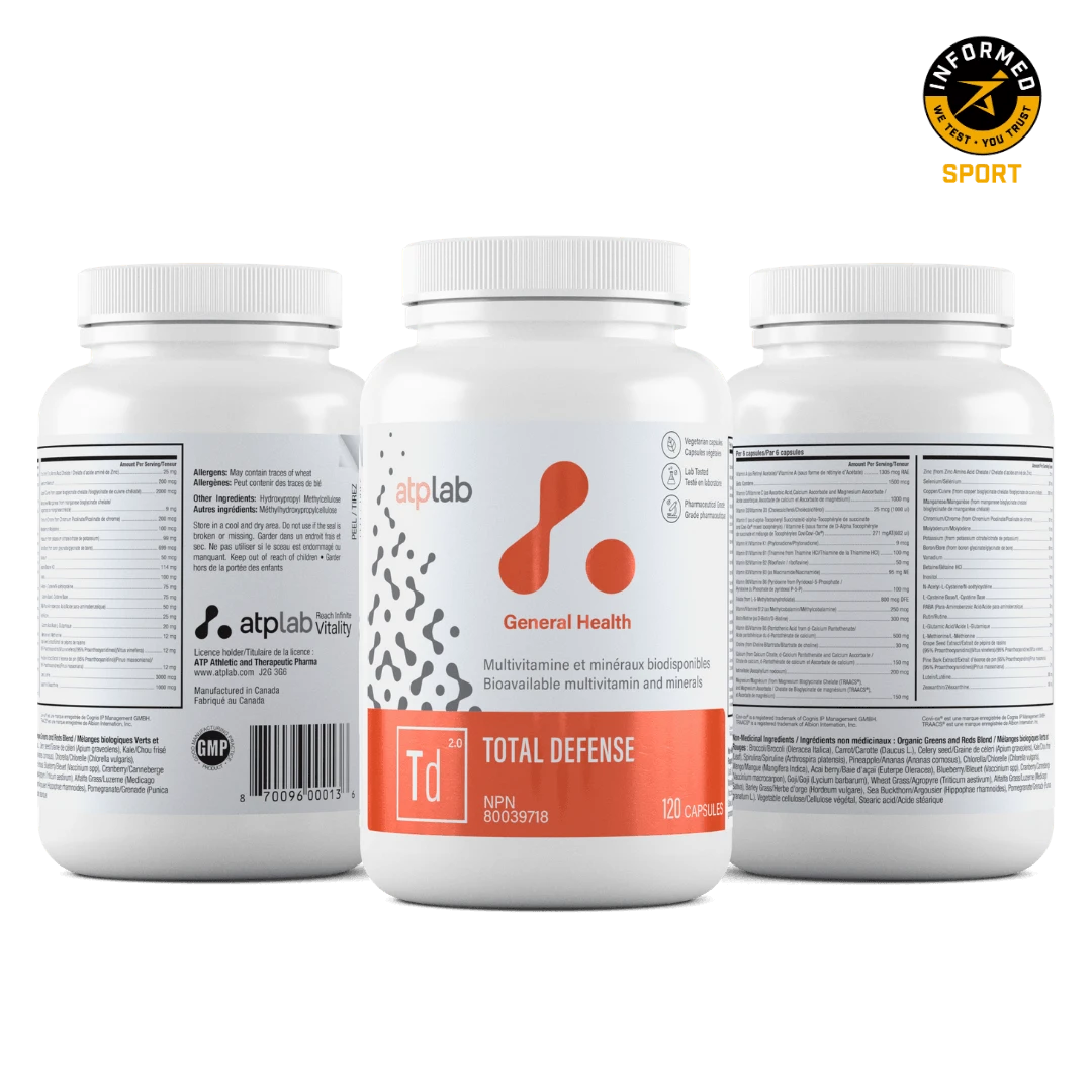 ATP LAB - Vitamines Et Minéraux Super Bio Total Defense (TD) – Image 2
